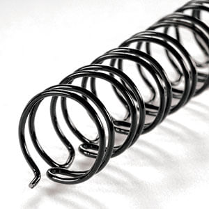ARILLO METALICO 1" NEGRO 20PZAS TWIN LOOP