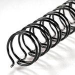 ARILLO METALICO 9/16" NEGRO 20PZAS TWIN LOOP