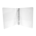 CARPETA ARILLO 1" O BLANCA CON VENTANA LEFORT