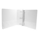 CARPETA ARILLO 3" D BLANCA CON VENTANA LEFORT