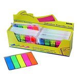 BANDERAS 12X45CM 5 COLORES NEON 125HJS