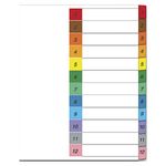 SEPARADOR 12DIV CARTA NUMERICO WJ