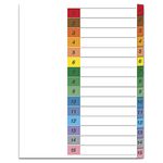 SEPARADOR 15DIV CARTA NUMERICO WJ