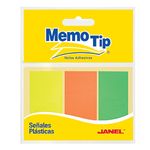 BANDERITAS 3 COLORES NEON 1X169" MEMOTIP
