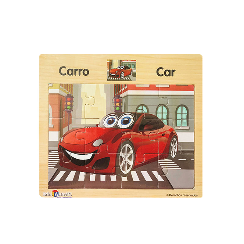 JUEGO MADERA ROMPECABEZAS MINI DIF DISEÑOS