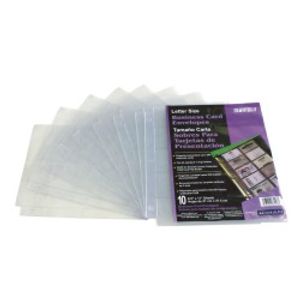 Protector Para Tarjetas Carta Con 10Pzas 81089