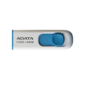 Memoria Usb Adata C008, Azul, 64 Gb Ac008-64G-Rwe