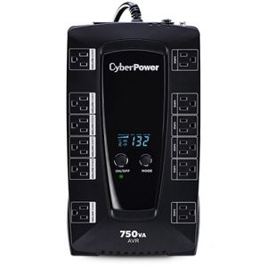 No-Break Cyberpower Avrg750Lcd, 750 Va, 450 W, Negro Avrg750Lcd