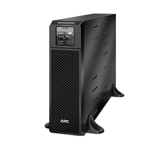 APC SRT5KXLT sistema de alimentación ininterrumpida (UPS) Doble conversión (en línea) 5000 VA 4250 W 4 salidas AC