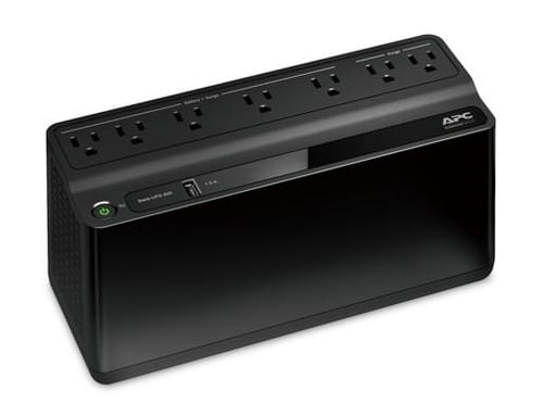 APC BE600M1 sistema de alimentación ininterrumpida (UPS) En espera (Fuera de línea) o Standby (Offline) 600 VA 330 W 7 salidas AC