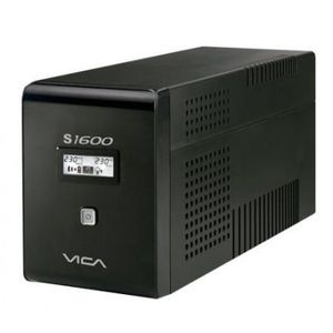 No-Break Vica S1600, 1600 Va, 900 W, Negro, Hogar S1600