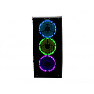 Gabinete Gaming Naceb Technology Hydra Crystal Case Na-0602, Full Atx, Negro Na-0602