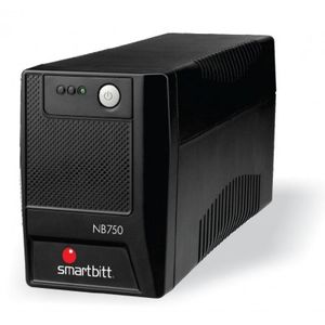 No-Break Smartbitt Smartbitt 750 (Nb-750), 750 Va, 375 W, Negro, Hogar Y Oficina Sbnb750