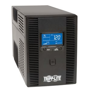 No-Break Tripp-Lite , 1300 Va, 720 W, 6,3 H, Negro, Hogar Y Oficina Smart1300Lcdt