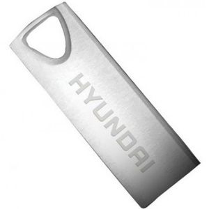 Memoria Usb Hyundai U2Bk/16Gas, Plata, 16 Gb, Usb 2.0, 10 Mb/S, 3 Mb/S U2Bk/16Gas