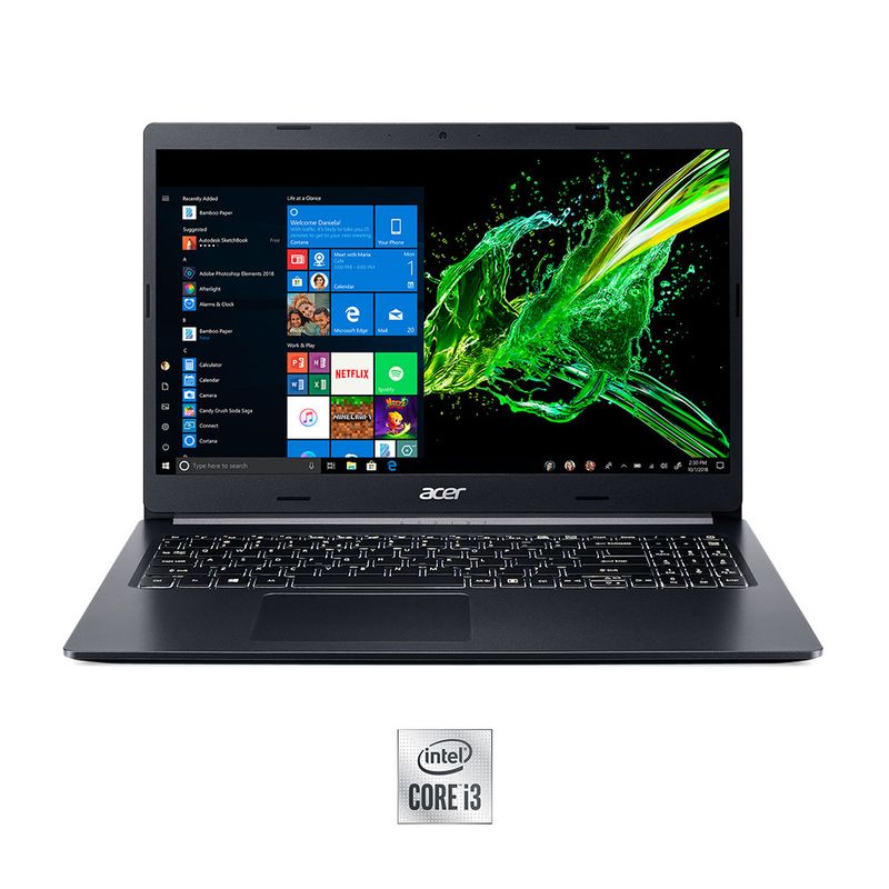 LAPTOP ASPIRE 5 A515-54-39BR 156" i3-10110U, 8GB, 1TB, WIN 10 HOME