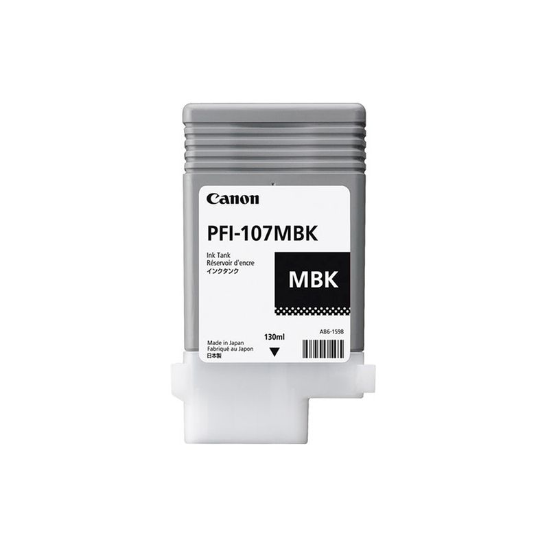 CARTUCHO DE TINTA CANON PFI-107MBK NEGRO MATE