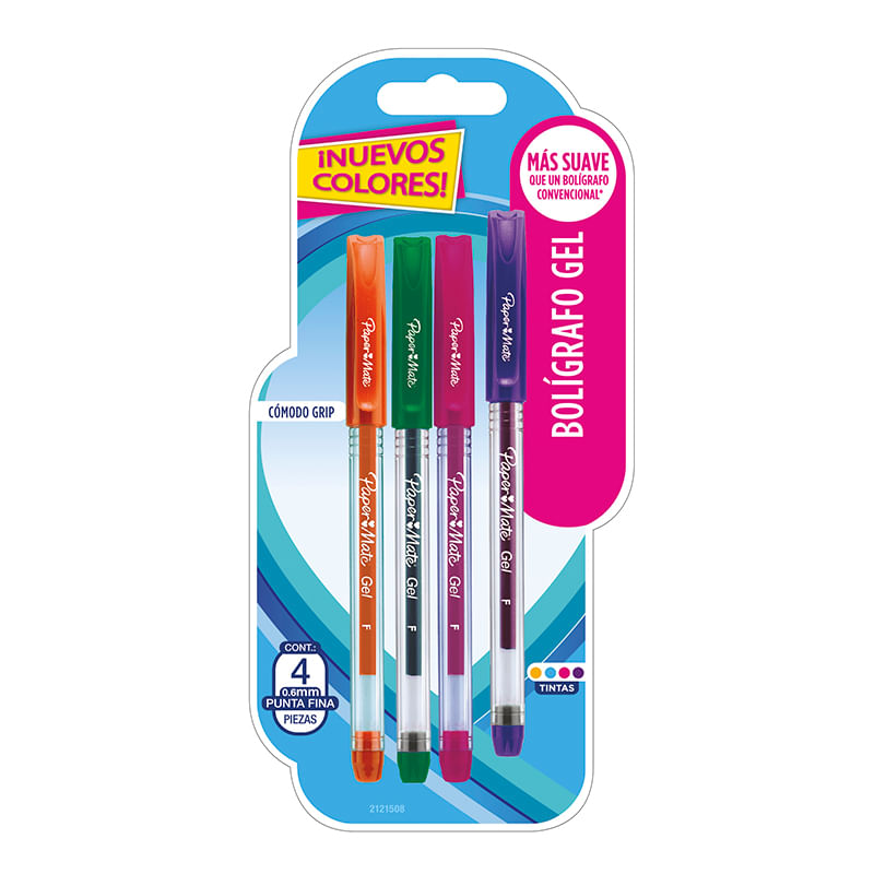 BOLIGRAFO GEL BLT CON 4 COLORES SURTIDOS
