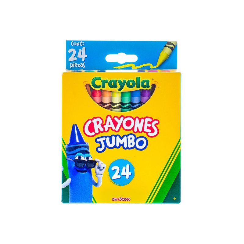 CRAYON REDONDO JUMBO CON 24 CRAYOLA