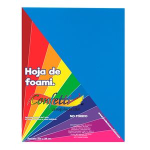 Foami Carta Azul Rey Pte C/5 Fm-126 5 Pzas