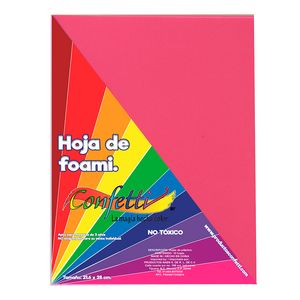 Foami Carta Rosa Mexicano Pte C/5 Fm-205 5 Pzas