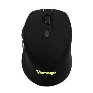Mouse Inalámbrico Iluminado Vorago Mo-306, Negro, 2400 Dpi, Recargable Mo-306-Bk