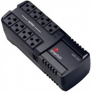 Regulador Smartbitt Sbavr1350, Negro, Hogar Y Oficina, 1350 Va, 675 W Sbavr1350