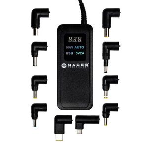 Adaptador De Corriente Naceb Technology, Negro, Adaptador De Corriente, Universal Na-013