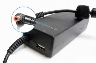 Adaptador para Computadora Portátil  OVALTECH 20V/45AH C/Blister + USB