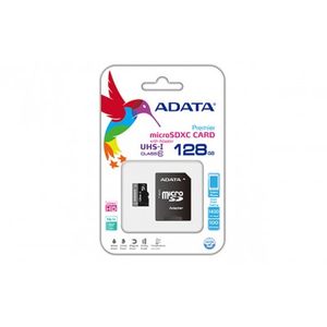 Memoria Micro Sd Adata Ausdx128Guicl10A1-Ra1, 128 Gb, Negro Ausdx128Guicl10A1-Ra1