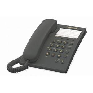 Teléfono Analógico Panasonic Kx-Ts550Meb, Analógica, Escritorio/Pared, Negro Kx-Ts550Meb