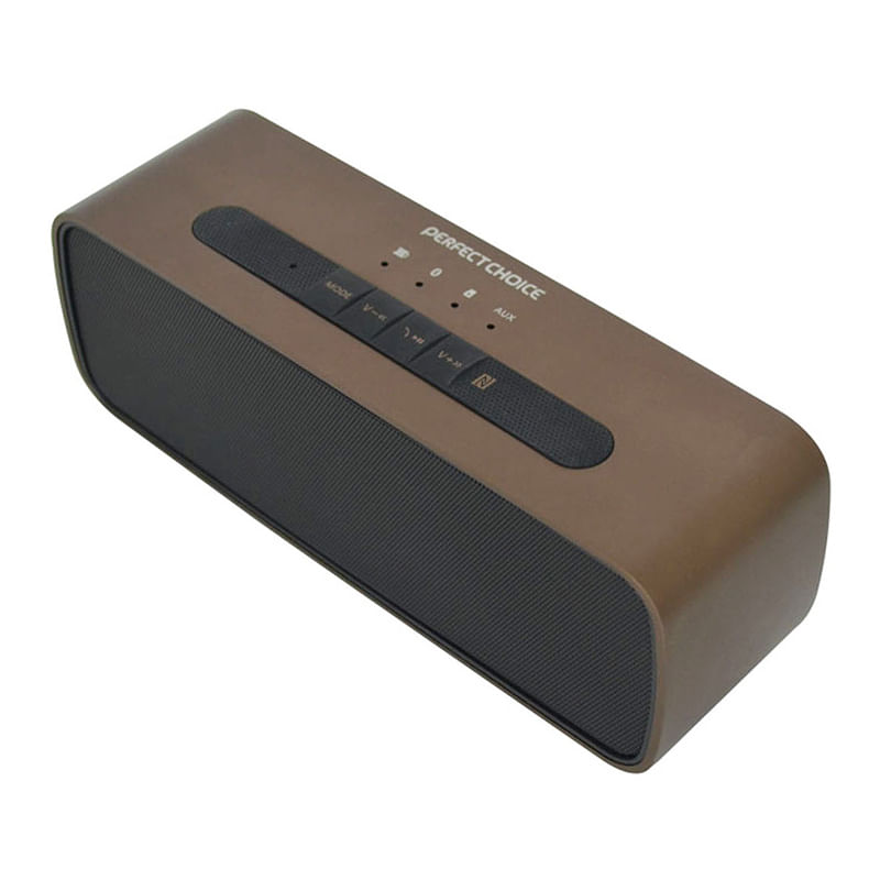 BOCINA BLUETOOTH PORTATIL NORDIC NEGRA/CAFE