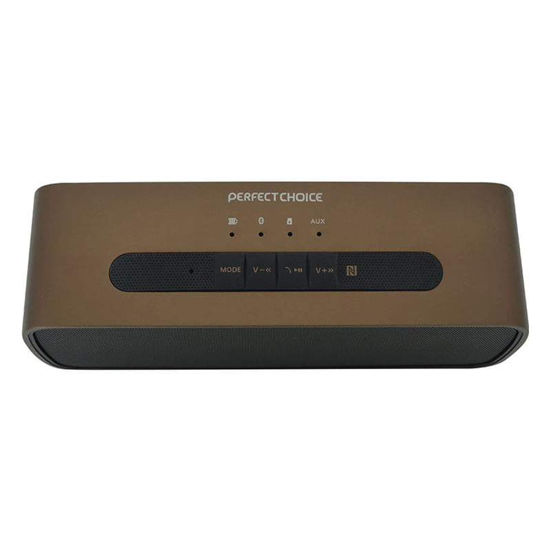 BOCINA BLUETOOTH PORTATIL NORDIC NEGRA/CAFE