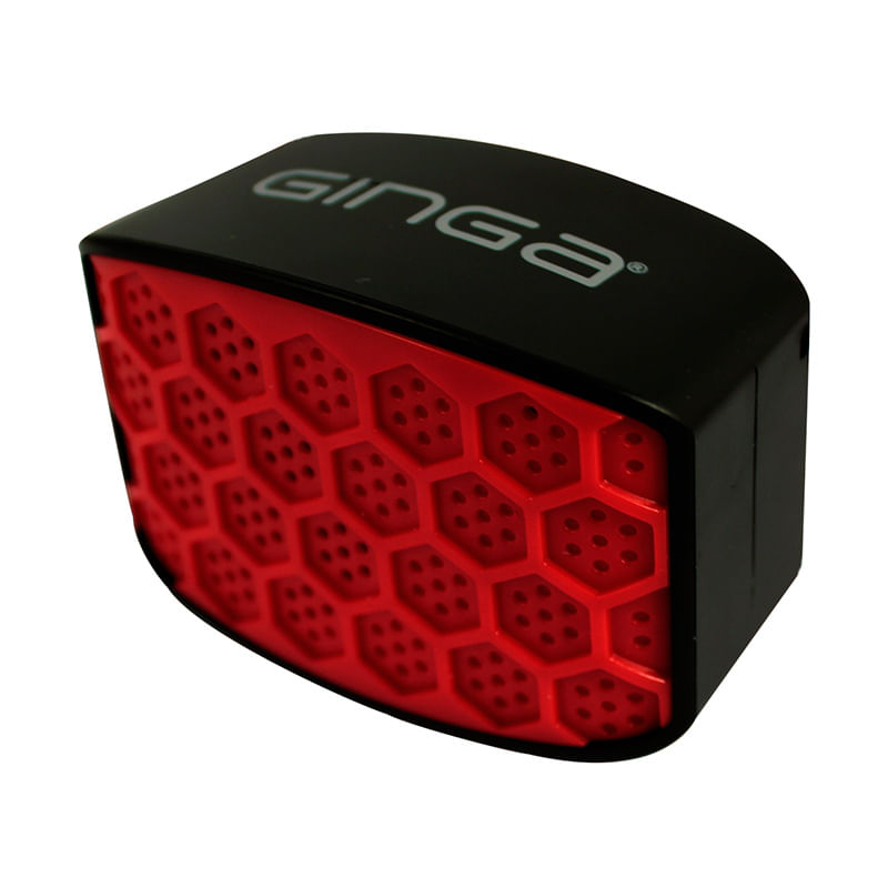 BOCINAS BLUETOOTH GINGA URBAN NEGRO-ROJO
