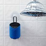 BOCINA PORTATIL BLUETOOTH RECARGABLE AZUL RESISTENTE AL AGUA