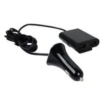 CARGADOR MULTIPLE PARA AUTO USB NEGRO