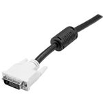 CABLE DVI MACHO A MACHO DE 18 M, COLOR NEGRO