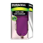 CARGADOR PARA AUTO USB 21 AMPERES DURACELL