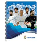 CUADERNO PROFESIONAL 100H RAYAS REAL MADRID
