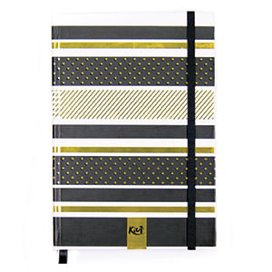 LIBRETA EMPASTADO RAYAS KIUT FOREVER