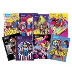 CUADERNO PROFESIONAL 100H RAYAS SUPERHERO GIRLS
