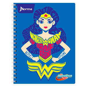 CUADERNO PROFESIONAL 100H RAYAS SUPERHERO GIRLS