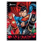 CUADERNO PROFESIONAL 100H RAYAS JUSTICE LEAGUE