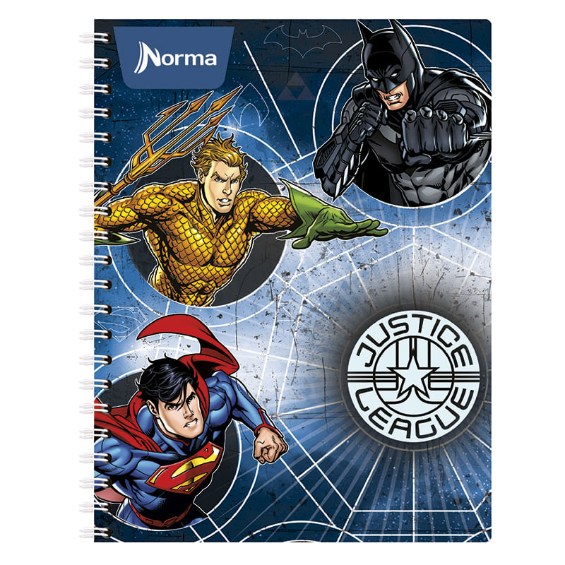 CUADERNO PROFESIONAL 100H RAYAS JUSTICE LEAGUE