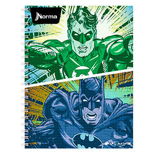 CUADERNO PROFESIONAL 100H RAYAS JUSTICE LEAGUE