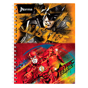 CUADERNO PROFESIONAL 100H RAYAS JUSTICE LEAGUE