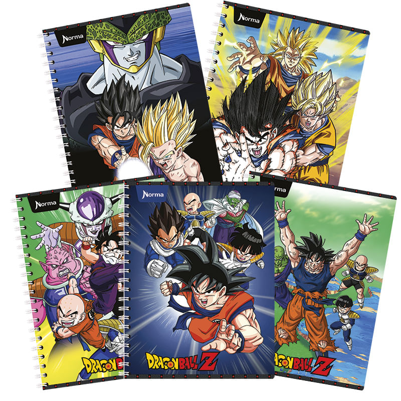 CUADERNO PROFESIONAL 100H RAYAS DRAGON BALL Z