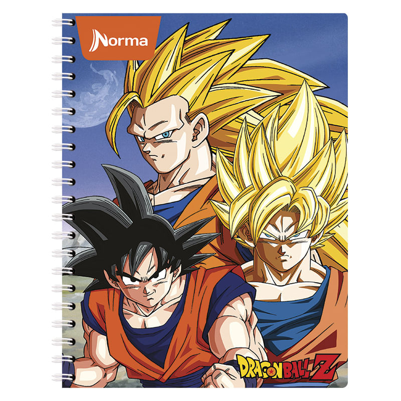 CUADERNO PROFESIONAL 100H RAYAS DRAGON BALL Z