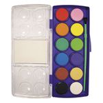 ACUARELA ESTUCHE CON 12 PASTILLAS SMARTY