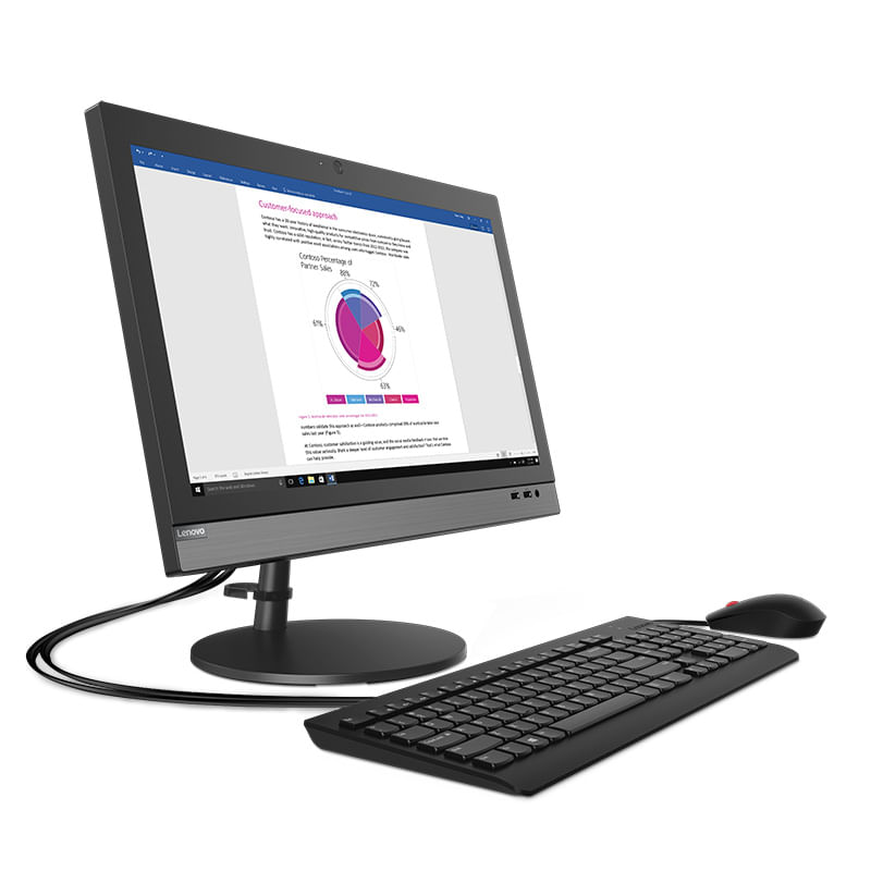 COMPUTADORA ALL IN ONE LENOVO V330-20ICB 195" CORE I3 8100 8GB 1TB WIN 10 PRO
